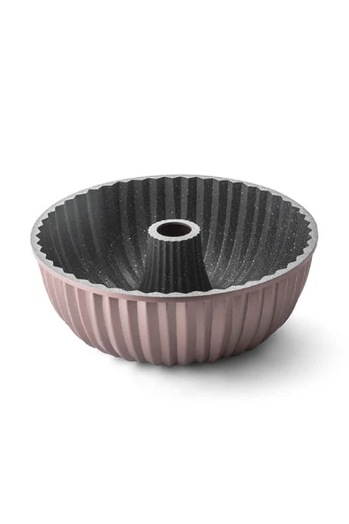 Griss Hardstone Döküm Kek Kalıbı Golden Pink 24 Cm - 2