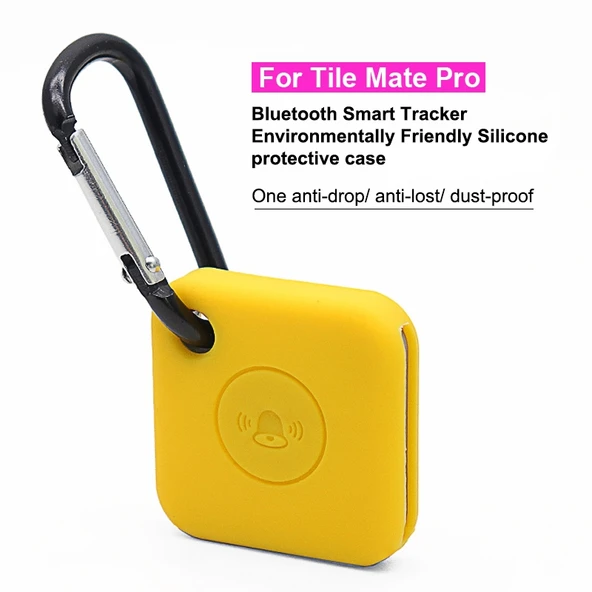 Tile Mate Pro Uyumlu Kırmızı Silikon Koruyucu Kılıf - 4