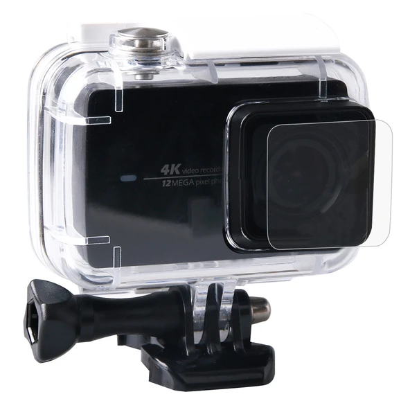 Xiaomi Xiaoyi II 4K Kamera Ultra Şeffaf LCD Ekran Koruyucu ve Gövde Cam Lens Koruyucu Film - 3