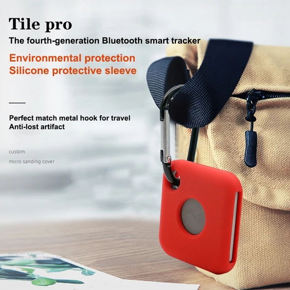 Tile Pro Bluetooth Akıllı İzleyici Silikon Kılıf Siyah - 7