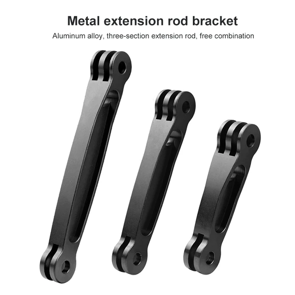 Alüminyum Uzatma Kol Tutacağı 8.8cm - GoPro Insta360 DJI Aksiyon Kameraları İçin - 3