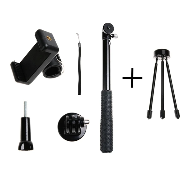 30-93cm Uzunluk Ayarlı Katlanabilir Tripod Tutucu Çok Fonksiyonlu Selfie Çubuğu Monopod GoPro Insta360 DJI ve Diğer Aksiyon Kameraları için - 11
