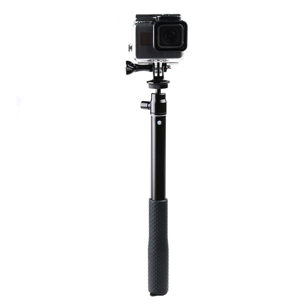 30-93cm Uzunluk Ayarlı Katlanabilir Tripod Tutucu Çok Fonksiyonlu Selfie Çubuğu Monopod GoPro Insta360 DJI ve Diğer Aksiyon Kameraları için - 2