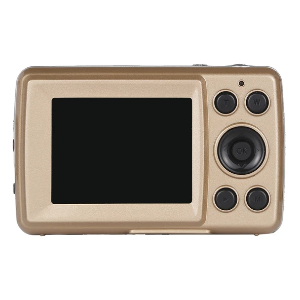 16 MP Dijital Video Kamera Kaydedici 1280x720P HD 4X Dijital Zoom 2.4 inç TFT Ekran Altın Renk - 3