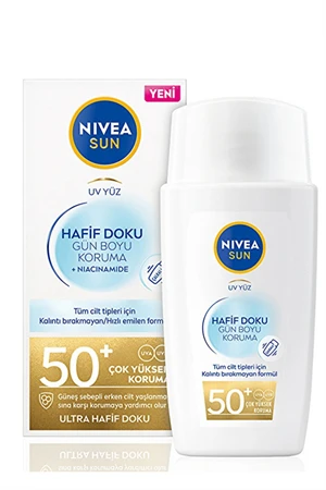 Nivea Sun Hafif Dokulu Güneş Koruyucu Yüz Kremi 50SPF 40 ml ürün görseli 1