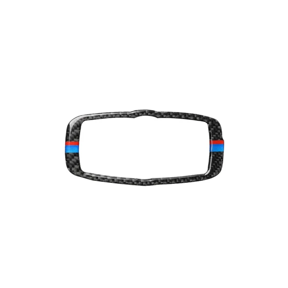 BMW Karbon Fiber Üç Renkli Far Anahtarı Çerçeve Dekoratif Sticker 2008-2013 X5 E70 X6 E71 5 Serisi E60 2008-2010
