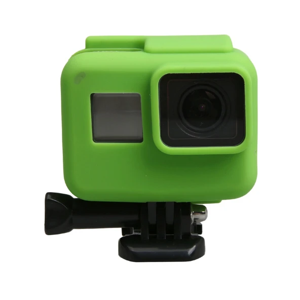 GoPro HERO5 Silikon Çerçeve Koruyucu Kılıf Yeşil - 2