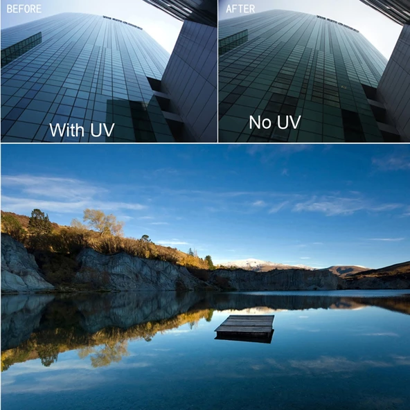Xiaomi Mijia Küçük Kamera 38mm UV Koruma ve ND Kademeli Lens Filtresi Siyah - 11
