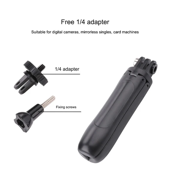 Çok Fonksiyonlu Katlanabilir Tripod Tutucu Selfie Monopod Çubuğu Mavi 12-23cm - 4
