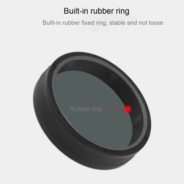 Xiaomi Mijia Küçük Kamera 38mm UV Koruma ve ND Kademeli Lens Filtresi Siyah - 8
