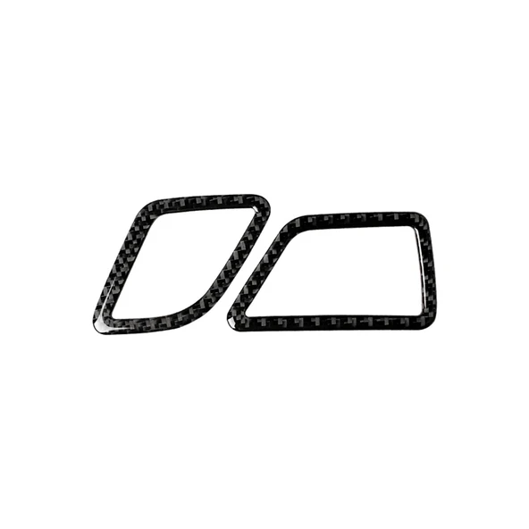 BMW 5 Serisi F10 2011-2017 Karbon Fiber Gösterge Hava Çıkışı Dekoratif Sticker Sol Direksiyon - 2