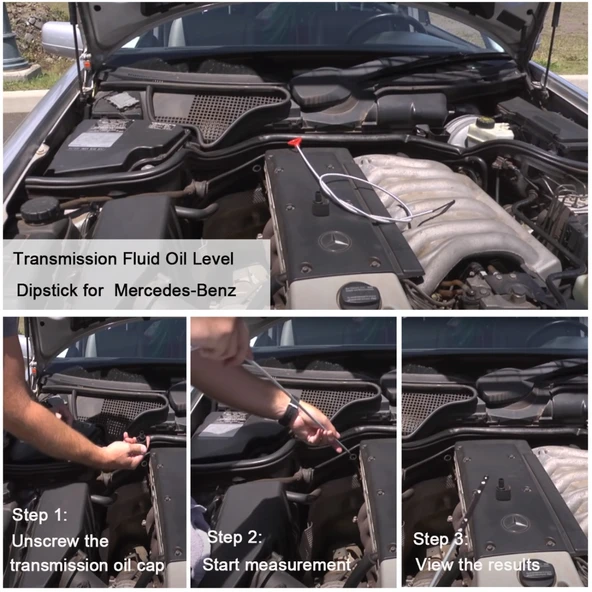 Mercedes Benz Vites Kutusu Yağı Ölçüm Çubuğu 920mm Model A3650 01 - 8