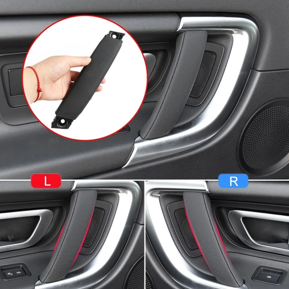 Land Rover Discovery 2015-2019 Deri Dokulu İç Kapı Sağ Kolu LR076163 Sol Sürüş - 6