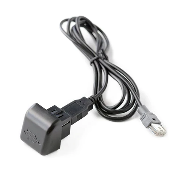 Citroen C2 C4 ve Peugeot 207 307 Uyumlu RD45 RD43 USB Ses Adaptör Kablosu 150cm