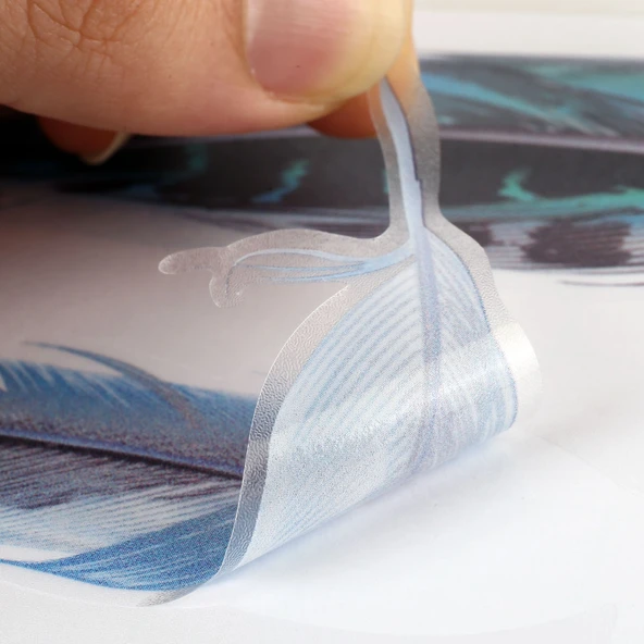 Tüy Desenli Araba Gövde Stickerı Model 5 - 4