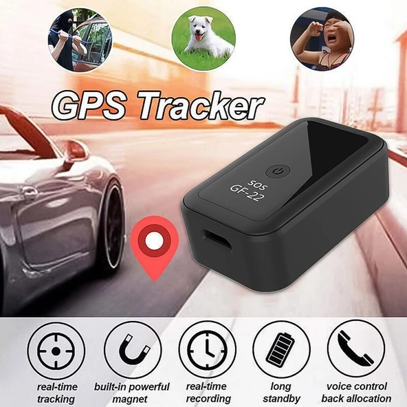 GF22 Araç GPS Takip Cihazı Manyetik Konumlandırma Ses Kontrollü Kayıt Özellikli Hırsızlık Önleyici - 10