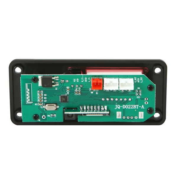 Araba 12V Renkli Ekran Bluetooth 50 MP3 Çalar Dekoder Kart FM Radyo TF Kart USB 35mm AUX Kumandalı - 4
