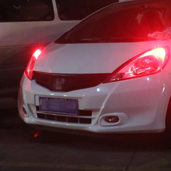 10lu T10 W5W 168 194 DC12V 0.6W 1LED SMD-3030 Kırmızı Araç Plaka Lambası - 7