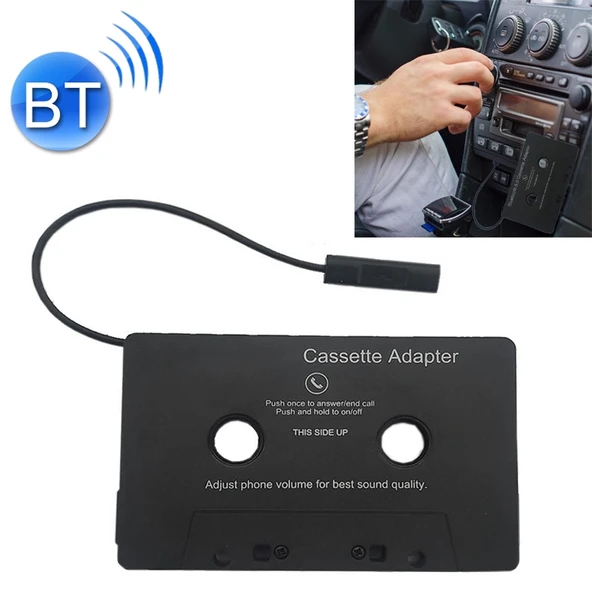 Evrensel Bluetooth Dönüştürücü Araç Kaset Çalar MP3 SBC Stereo Bluetooth Ses Kaseti - 1