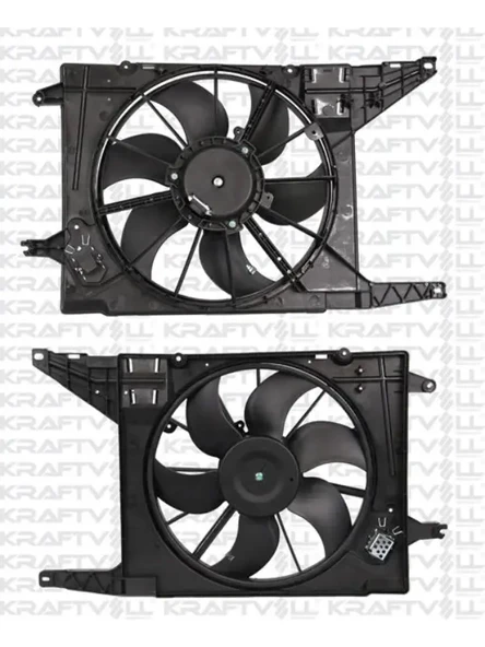 RADYATOR FAN MOTORU DAVLUMBAZLI LOGAN 04 SANDERO 08 +AC