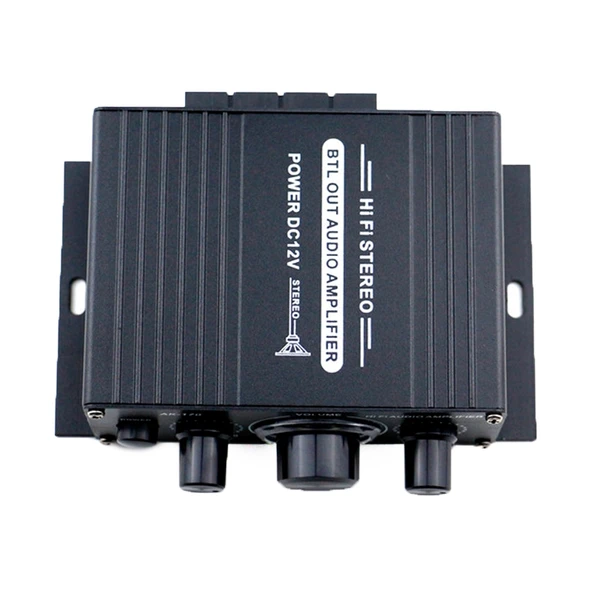 AK170 Mini HIFI Araç Amplifikatörü 12V - 3