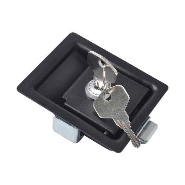 Siyah Paddle Giriş Kapı Mandalı Anahtarlı A1215 01 Model Römork Tekne Kamyon İçin - 2