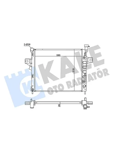 RADYATOR GRAND CHEROKEE II 4,7 V8 4X4 01 05