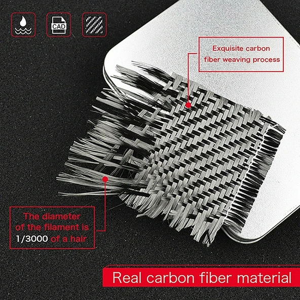 Volkswagen Karbon Fiber Direksiyon Halkası Dekoratif Sticker - 3