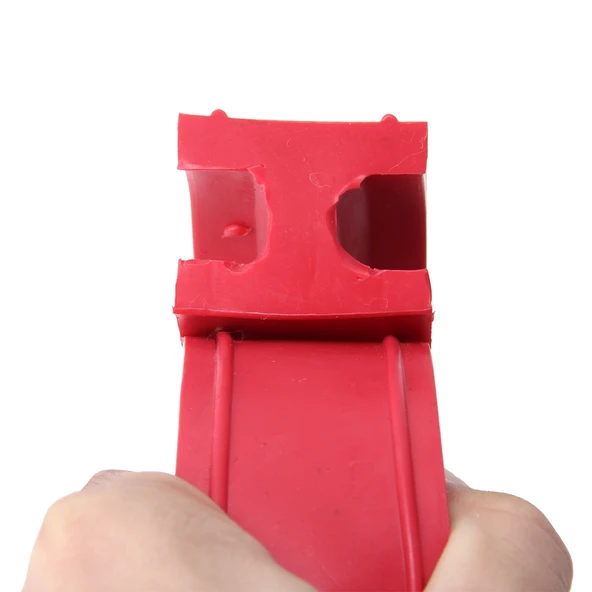 2 Adet Araba D Tipi Amortisör Yay Tampon Güç Yastığı Tamponu Yay Aralığı 22mm Yükseklik 43mm Kırmızı - 4