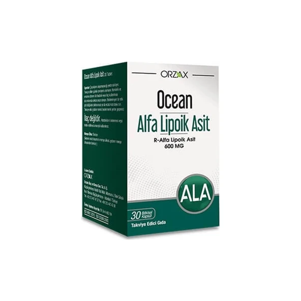 Ocean Alfa Lipoik Asit 600 Mg 30 Kapsül 8697595872451