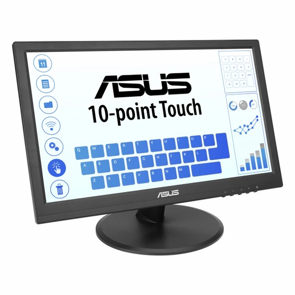 Asus VT169HE 15.6" 60Hz 5Ms VGA+HDMI FullHD IPS Vesa Dokunmatik Monitör - 2