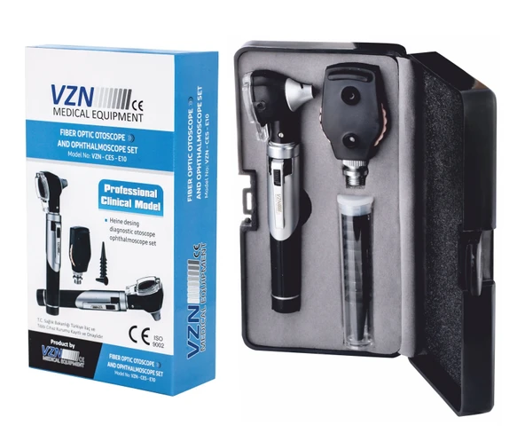 VZN Fiber Optik Otoskop ve Oftalmoskop Seti - 2 Başlıklı - 10 Renk Filtre - 3