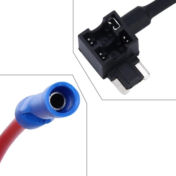 Araba 12V Mini Boy Add-A-Circuit Sigorta Tutucu Adaptör - 4