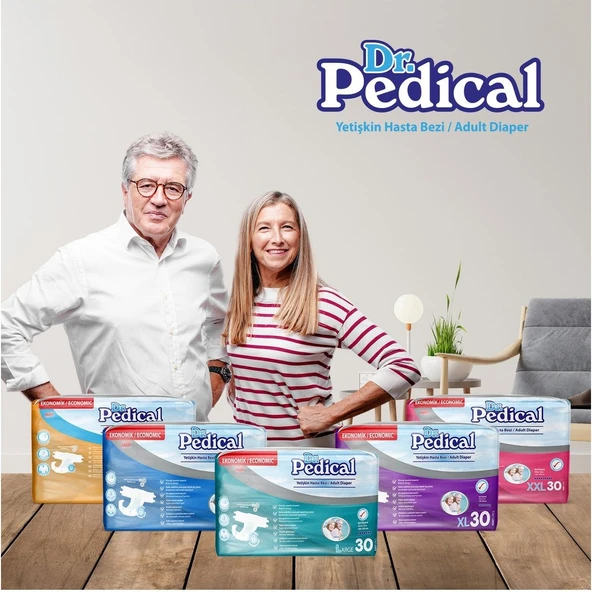 Dr. Pedical Belbantlı Tekstil Yüzey Hasta Bezi Ekstra Ekstra Large (2xl) 90'lı - Resim 4