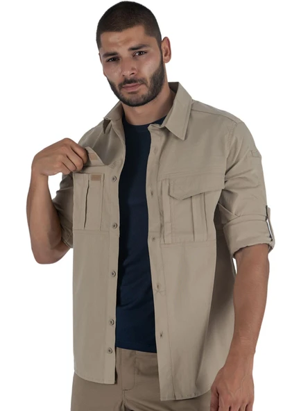 Combat 424 Tactical Outdoor Fermuar Cepli Koruma Swat Yazlık Gömlek