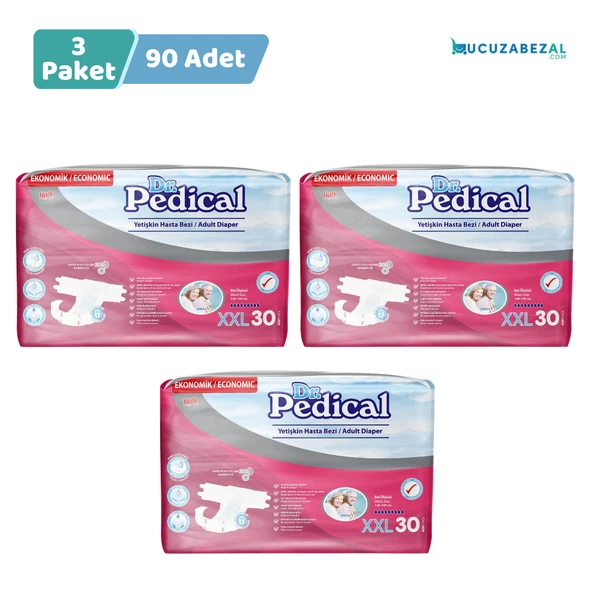 Dr. Pedical Belbantlı Tekstil Yüzey Hasta Bezi Ekstra Ekstra Large (2xl) 90'lı ürün görseli 1