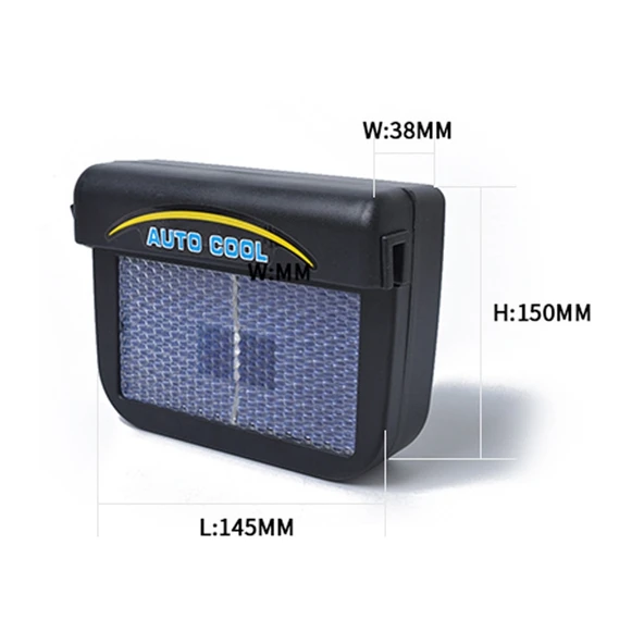 Araba Güneş Enerjili Hava Havalandırma Soğutucu Fan Model CH-96 - 5