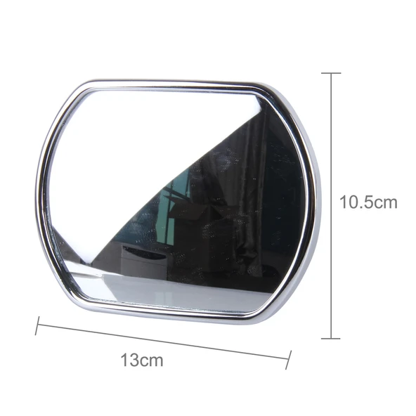3R-025 Kamyon Kör Nokta Geniş Açı Arka Görüş Aynası 14x10.5 cm Gümüş - 5