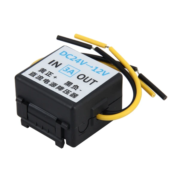 DC 24V den 12V ye Araç Güç Dönüştürücü 3A Çıkış Akımı