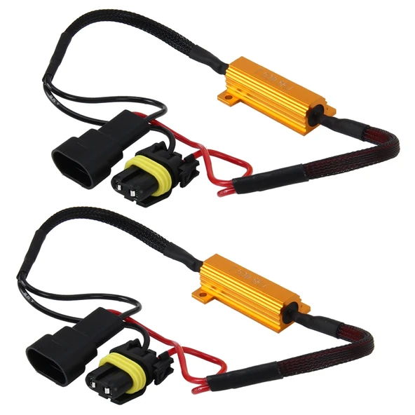 9006 Model 50W 8 Ohm Canbus Hata Engelleyici LED Yük Direnci 2'li Set
