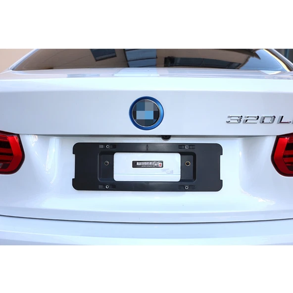 BMW 5 Serisi Direksiyon Süsü Mavi Logo Halkası 2'li Set - 7