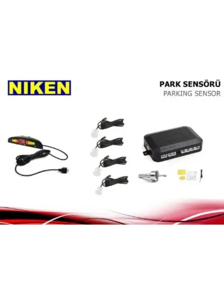 PARK SENSORU LED EKRAN SES IKAZLI BEYAZ