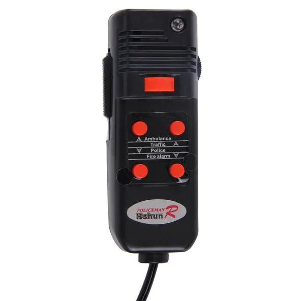 HJS-78005 12V 60W 300dB Araç Elektrikli Alarm Hava Kornası 5 Tonlu 3 Tonlu Süper Yüksek Sesli Mikrofonlu 60cm Kablo - 4