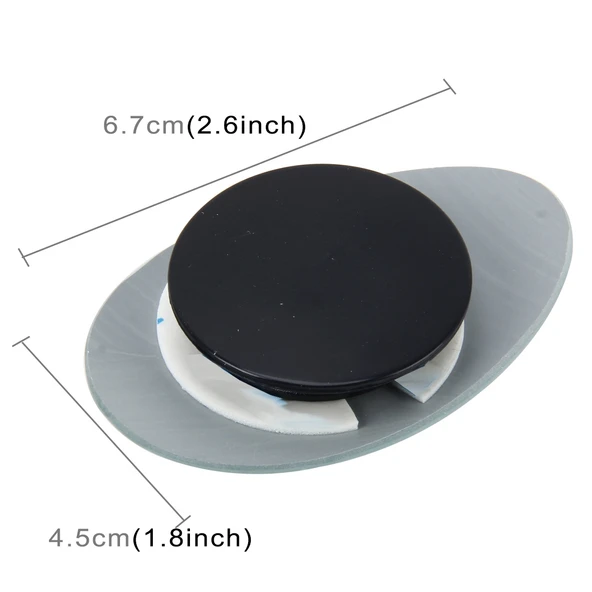 3R-055 Oval Kör Nokta Arka Görüş Geniş Açı Aynası 360 Derece Ayarlanabilir 6.7x4.5 cm 2'li Set - 3