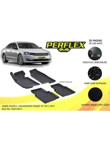 PASPAS 3D HAVUZLU X-MAT PASSAT B7  2011-2015