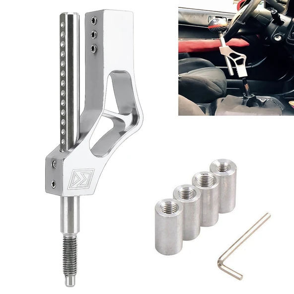Honda Vites Kolu Uzatma Çubuğu Ayarlanabilir Yükseklik Gümüş