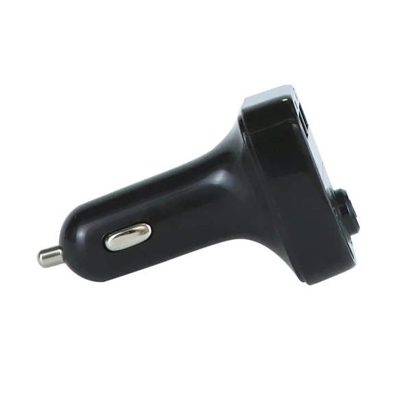 X8 3 in 1 Kablosuz Araç MP3 Çalar FM Verici Çift USB Portlu Dijital Ekranlı Kablosuz Araç Şarj Adaptörü - 4