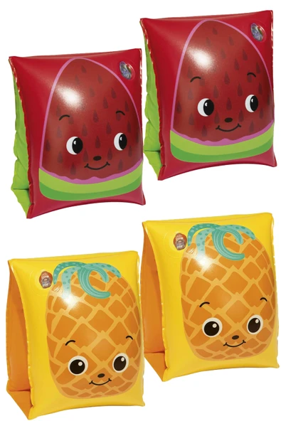 Şişme Deniz Havuz Kolluk 3-6 Yaş Meyve Desenli Çocuk Yüzme Kolluğu 19-30 Kg - 3