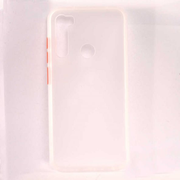 Xiaomi Redmi Note 8 Kılıf Zore Fri Mat Yüzey Renkli Kenar Kılıf - 2