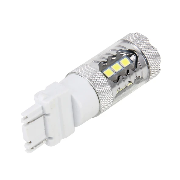 2 Adet T20 7440 5W 250LM 6000K Beyaz LED Araç Sinyal ve Geri Vites Lambası 16 LED SMD-2835 DC 12V - 4